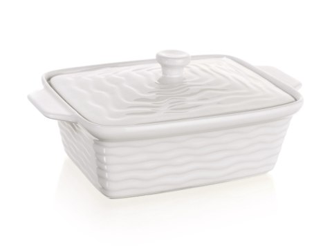 MISA NACZYNIE CERAMICZNE Z POKRYWĄ DO ZAPIEKANIA 28x18cm BANQUET
