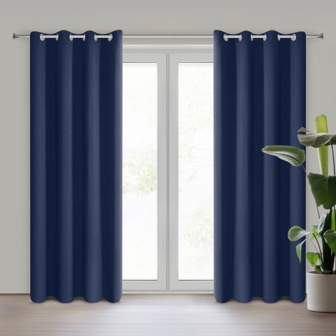 ZASŁONA GOTOWA ADLEY 135 X 250 CM GRANATOWY