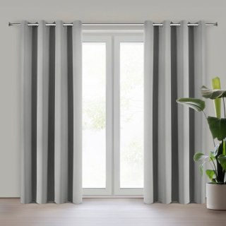 ZASŁONA GOTOWA ADLEY 135 X 250 CM SREBRNY