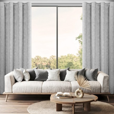 ZASŁONA GOTOWA MADI 140 X 250 CM STALOWY