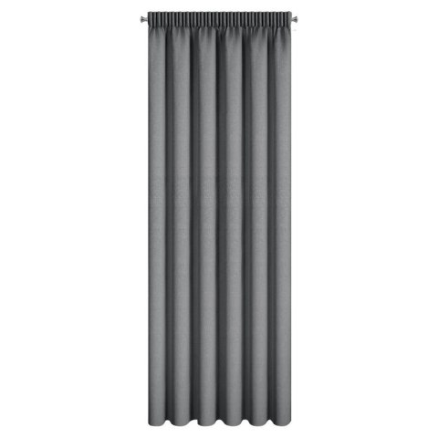 ZASŁONA GOTOWA ZOEY NA TAŚMIE 140 X 270 CM STALOWY