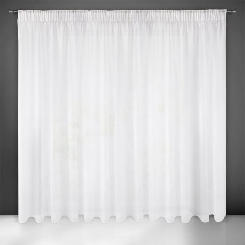 FIRANA GOTOWA SYLVIA NA TAŚMIE 350 X 250 CM BIAŁY