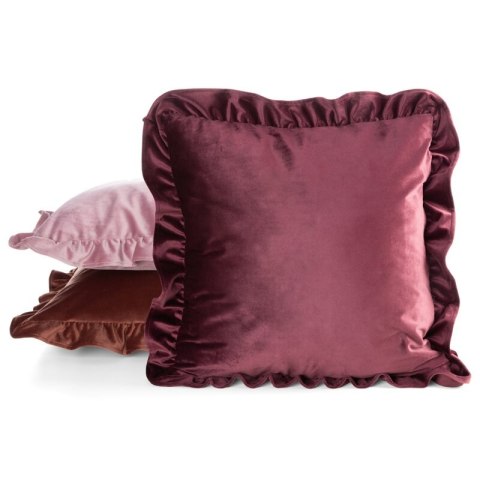 POSZEWKA BRENDA1 45 X 45 CM BURGUNDOWY