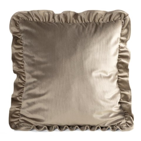 POSZEWKA BRENDA1 45 X 45 CM CIEMNOBEŻOWY