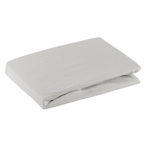PRZEŚCIERADŁO Z GUMKĄ JERSEY D91 160 X 200 X 25 CM JASNOSZARY