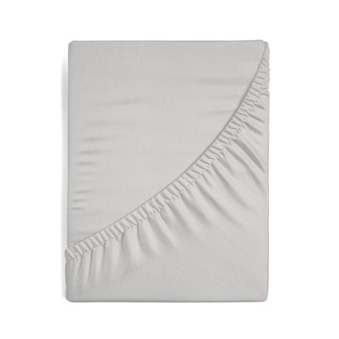 PRZEŚCIERADŁO Z GUMKĄ JERSEY D91 180 X 200 X 25 CM JASNOSZARY