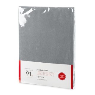 PRZEŚCIERADŁO Z GUMKĄ JERSEY D91 200 X 200 X 25 CM STALOWY