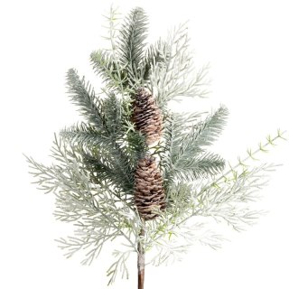 GAŁĄZKA ŚWIĄTECZNA DEKORACYJNA 315 51 CM ZIELONY