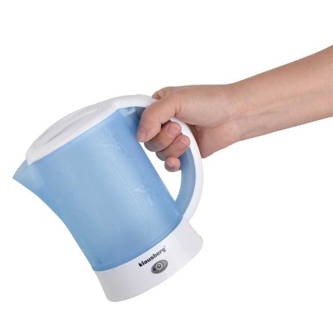 CZAJNIK ELEKTRYCZNY 0,6L TURYSTYCZNY Z FILIŻANKAMI KLAUSBERG KB-9045