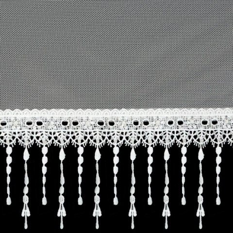 FIRANA GOTOWA MANUELA NA TAŚMIE 150 X 40 CM BIAŁY