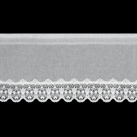 FIRANA GOTOWA KASANDRA NA TAŚMIE 150 X 40 CM BIAŁY
