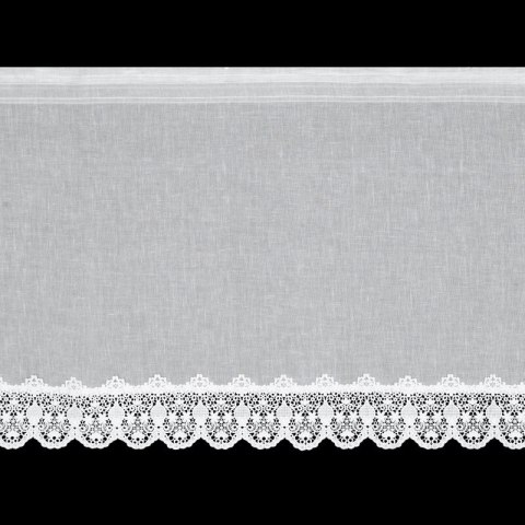 FIRANA GOTOWA KASANDRA NA TAŚMIE 150 X 70 CM BIAŁY