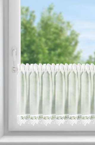 FIRANA GOTOWA MARTINA NA TAŚMIE 150 X 40 CM BIAŁY