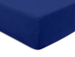 Prześcieradło frotte z gumką 220x200 cm kolor chaber