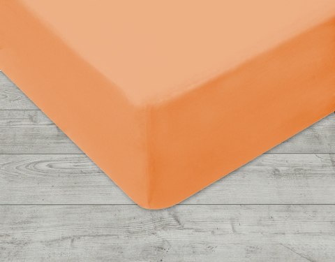 Prześcieradło jersey z gumką 180x200 cm kolor łosoś Prześcieradło jersey z gumką 180x200 cm kolor łosoś