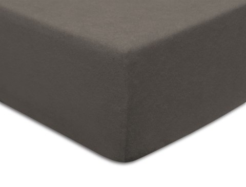 Prześcieradło frotte z gumką 220x200 cm kolor szary Prześcieradło frotte z gumką 220x200 cm kolor szary