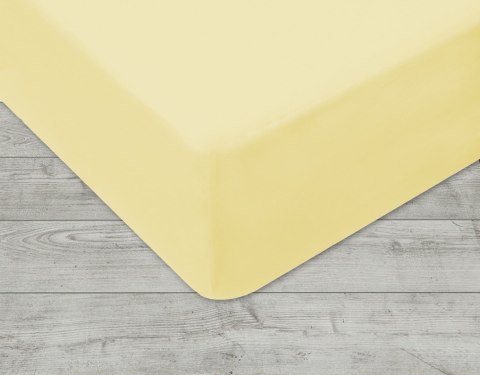 Prześcieradło jersey z gumką 220x200 cm kolor krem Prześcieradło jersey z gumką 220x200 cm kolor krem