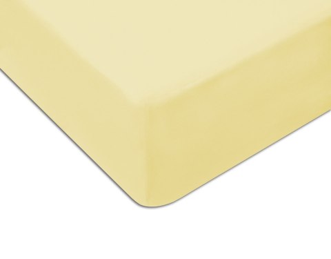 Prześcieradło jersey z gumką 220x200 cm kolor krem Prześcieradło jersey z gumką 220x200 cm kolor krem