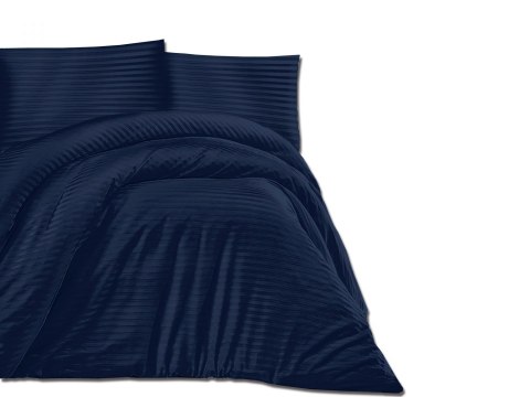 Pościel satyna bawełniana CIZGILI NAVY BLUE 140x200+1posz. 70x80 EXCLUSIVE Pościel satyna bawełniana CIZGILI NAVY BLUE 140x200+1posz. 70x80 EXCLUSIVE