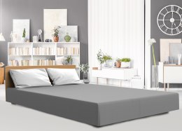 Prześcieradło jersey elastan z gumką 59 kolor SZARY rozmiar 220x200x30