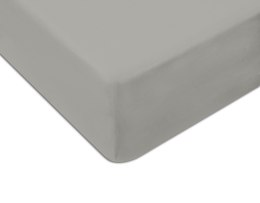 Prześcieradło jersey z gumką 220x200 cm kolor popiel