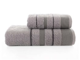 Ręcznik bawełniany frotte REGAL 3093 grey 50x90+70x140 kpl.