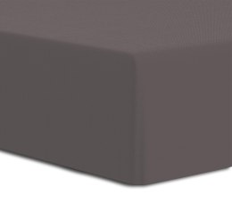 Prześcieradło jersey elastan z gumką kolor ANTRACYT rozmiar 140x200x30