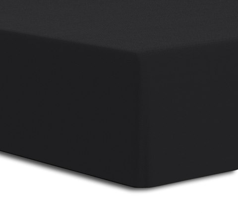 Prześcieradło jersey elastan z gumką kolor CZARNY rozmiar 140x200x30 Prześcieradło jersey elastan z gumką kolor CZARNY rozmiar 140x200x30