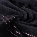 Ręcznik bawełniany Fiore 50x90 cm kolor czarny