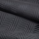 Narzuta welwetowa SOFIA 170x210 cm kolor czarny
