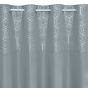 Zasłona gotowa DAFNE 140x250 cm kolor srebrny