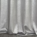 Zasłona z miękkiego welwetu Ambi 140x270 cm kolor srebrny taśma