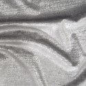 Zasłona z miękkiego welwetu Ambi 140x270 cm kolor srebrny taśma