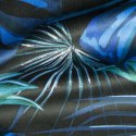 Zasłona z miękkiego welwetu Lazur 140x250 cm kolor niebieski przelotki