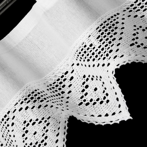 Firana gotowa Isaac kolor biały 30x150 cm szelki Firana gotowa Isaac kolor biały 30x150 cm szelki