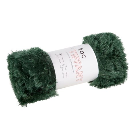 Koc ozdobny D91 TIFFANY 150X200 Ciemny Zielony