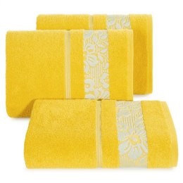 Ręcznik do kąpieli Sylwia z bawełny 70x140 kolor musztardowy