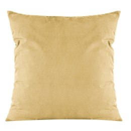 Poszewka na poduszkę welwetowa Milo 45x45 kolor musztardowy