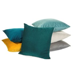 Poszewka na poduszkę welwetowa Milo 45x45 kolor turkusowy