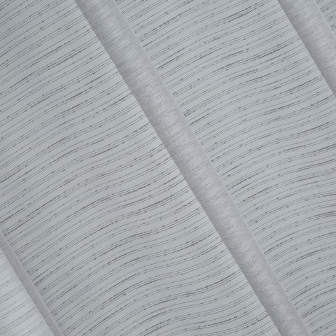 Firana gotowa Amira kolor srebrny 140x250 cm przelotki