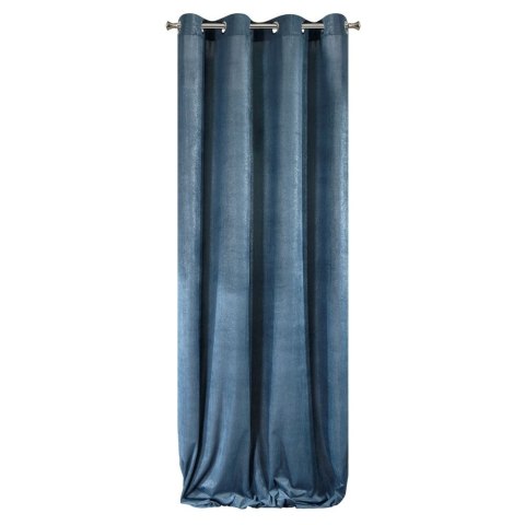 Zasłona gotowa Ibbie 140x250 cm kolor granatowy przelotki Zasłona gotowa Ibbie 140x250 cm kolor granatowy przelotki