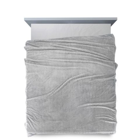 Koc CINDY 200x220 cm kolor srebrny