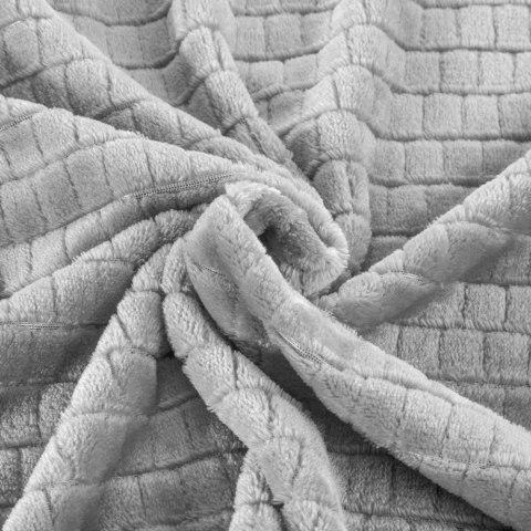 Koc CINDY 200x220 cm kolor srebrny