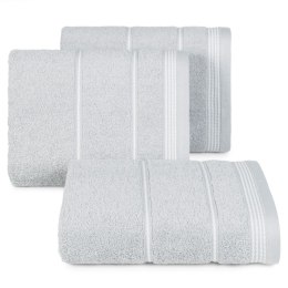 Ręcznik bawełniany MIRA 30x50 cm kolor srebrny