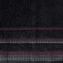 Ręcznik do kąpieli Pola z bawełny 70x140 kolor czarny