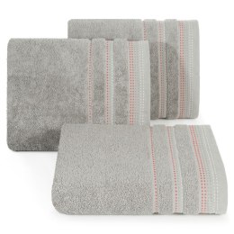 Ręcznik bawełniany POLA 70x140 cm kolor srebrny