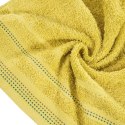 Ręcznik bawełniany POLA 50x90 cm kolor musztardowy