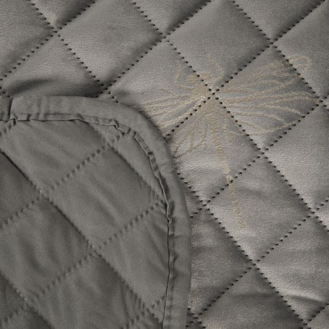 Narzuta dekoracyjna LORI 170X210 kolor srebrny Narzuta dekoracyjna LORI 170X210 kolor srebrny