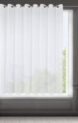 Firana gotowa Rebecca kolor biały 350x160 cm przelotki