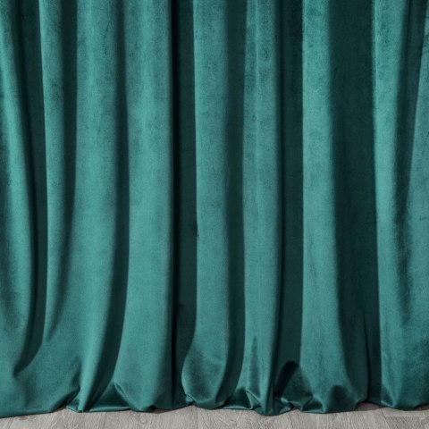 Zasłona gotowa MELANIE 140x270 cm kolor turkusowy